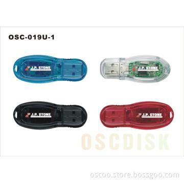 Diamond style USB Flash Drive with Translucent Cover